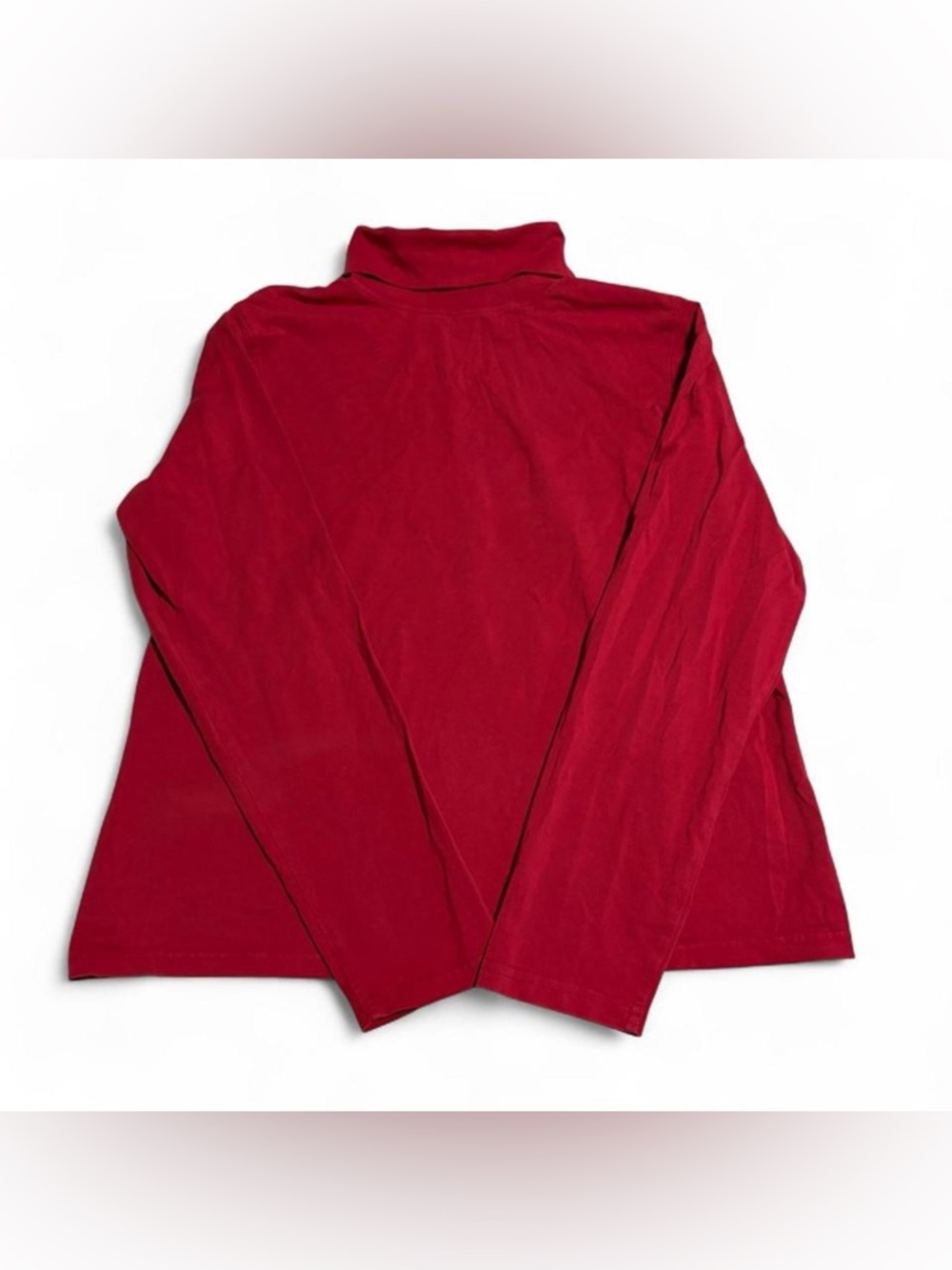 the eagle’s eye Red Turtleneck Long Sleeve Top
